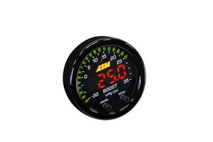 30-0306 AEM X-Series Boost Pressure -30inHg 35psi Gauge