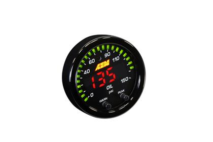 30-0307 AEM X-Series 0-150psi Oil Pressure Gauge Kit