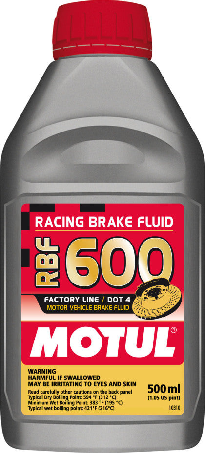 Motul Dot 4 Racing Brake Fluid 1/2L